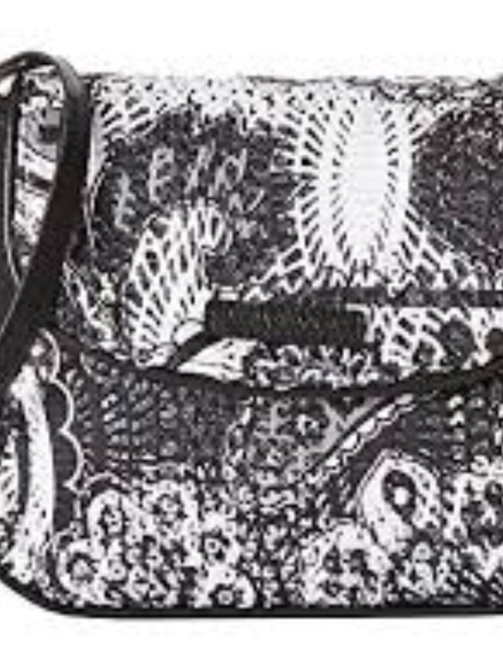 NWT Vera Bradley Summer Sparkle Crossbody Midnight Paisley